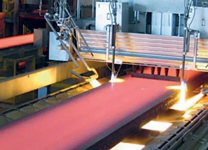 Cutting process - continuous casting in Iran - FITCO