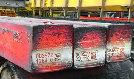 Marking - continuous casting in Iran - Fakoor International Engineering Company